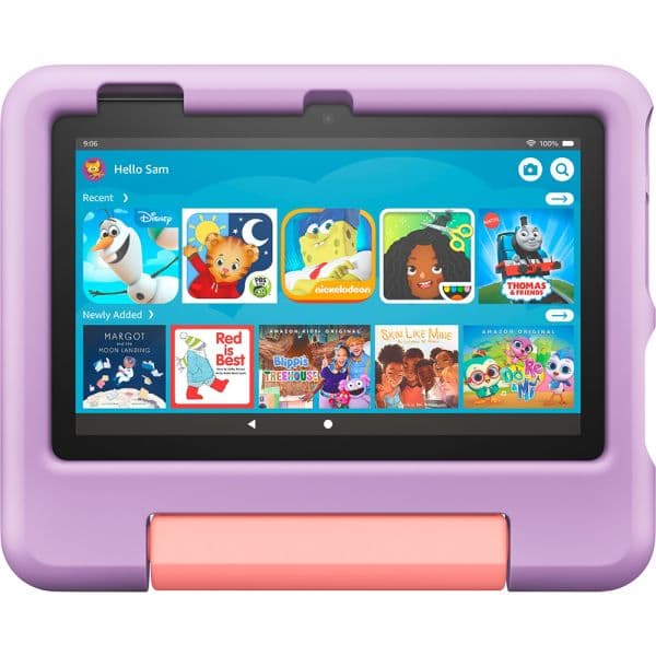 Tablet infantil Amazon Fire 7 (12th Gen), 7", 16 GB, roxo, imagem 1 de 3