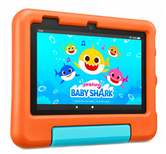 Amazon Fire 7 (12th Gen) Kinder-Tablet, 7", 16 GB, Orange, Bild 1 von 2