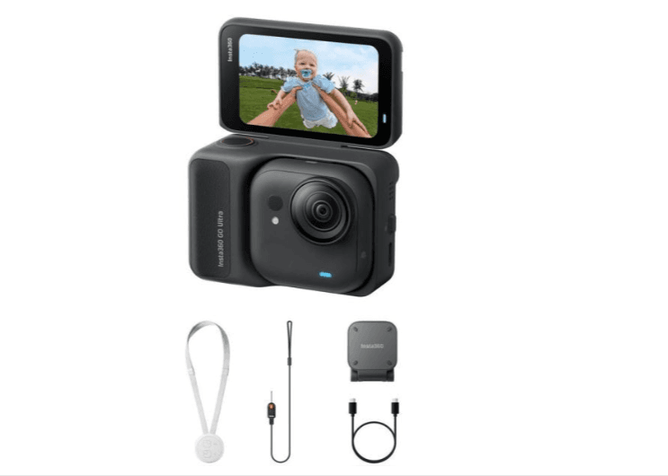 Câmera de ação Insta360 GO Ultra, 4K, kit padrão (CINSABEA), imagem 1 de 1