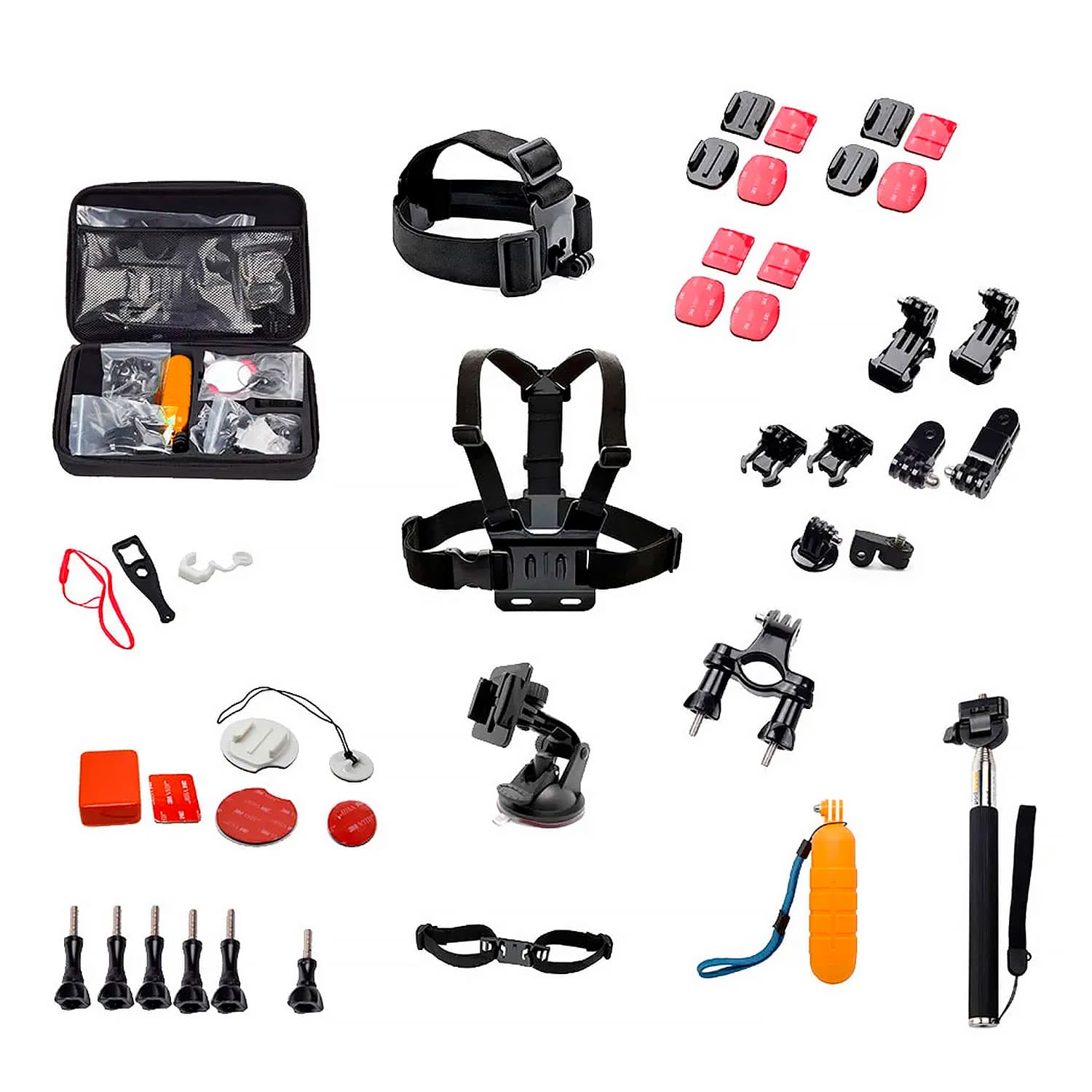 Quanta QTSCA601 11-Piece Action Camera Accessory Kit, image 1 of 1