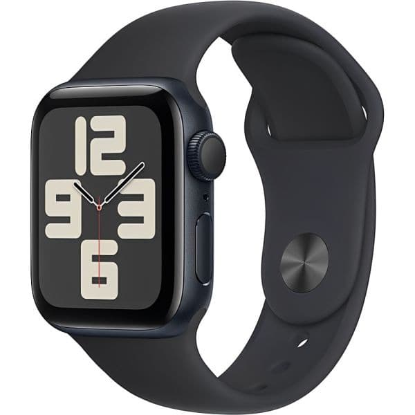 Reloj inteligente Apple Watch SE (2nd Gen, 2024, GPS), 44 mm, medianoche (MXEK3LL/A), imagen 1 de 1