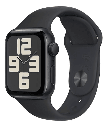 Reloj inteligente Apple Watch SE (2nd Gen, 2024, GPS), 44 mm, medianoche (MXEJ3HN/A), imagen 1 de 1