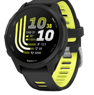 Garmin Forerunner 170 GPS-Smartwatch, Schwarz/Gelb, Bild 1 von 1
