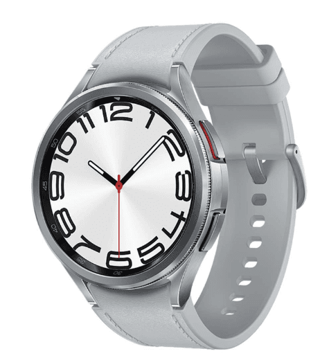 Samsung Galaxy Watch6 Classic Smartwatch, 47 mm, Bluetooth, Silver (SM-R960), image 1 of 1