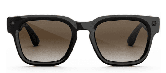 Óculos inteligentes Meta Fury, Classic Black, lentes cinza polarizadas