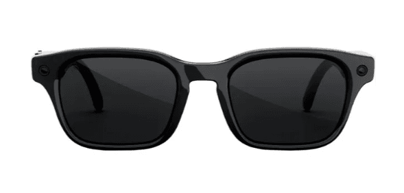 Óculos inteligentes Meta Adventurer, Classic Black, lentes cinza polarizadas