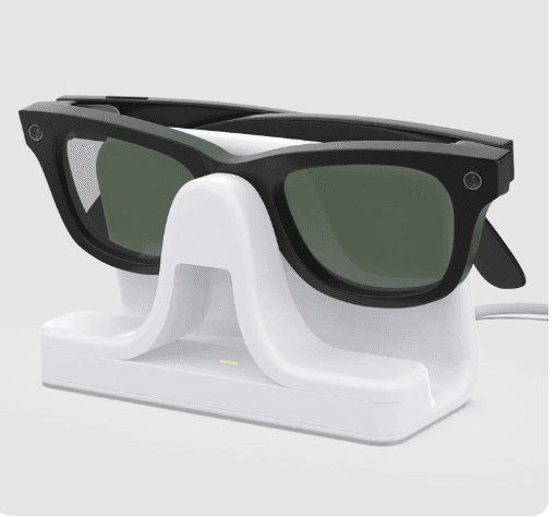 Base de carregamento e cabo TUSITA para óculos Ray-Ban Meta