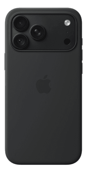 Capa Silicone Apple com MagSafe para iPhone 18 Pro Max, preto, imagem 1 de 1
