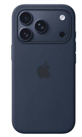 Apple Silicone Case with MagSafe for iPhone 17 Pro, Midnight, image 1 of 1