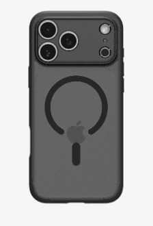 Funda Spigen Crystal Hybrid MagFit para iPhone 18 Pro / 17 Pro, negro escarchado, imagen 1 de 1
