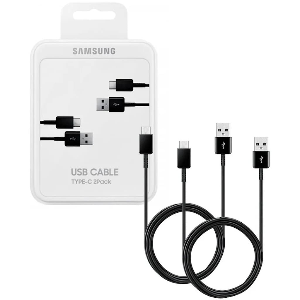 Cable Samsung USB-A a USB-C, pack x2, imagen 1 de 1