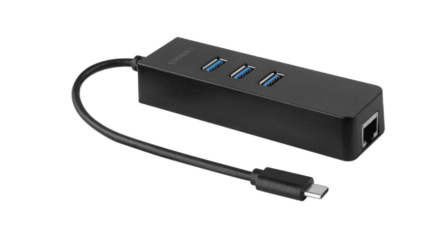 Hub USB-C 4 en 1 Satellite A-HUBC50 (3x USB, RJ45), imagen 1 de 1