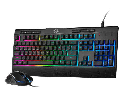 Kit gamer de teclado e mouse Redragon S151 RGB, imagem 1 de 1