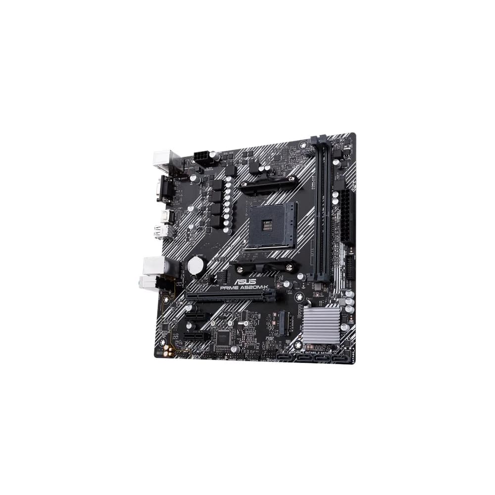 ASUS Prime A520M-K Micro ATX Motherboard, AMD AM4