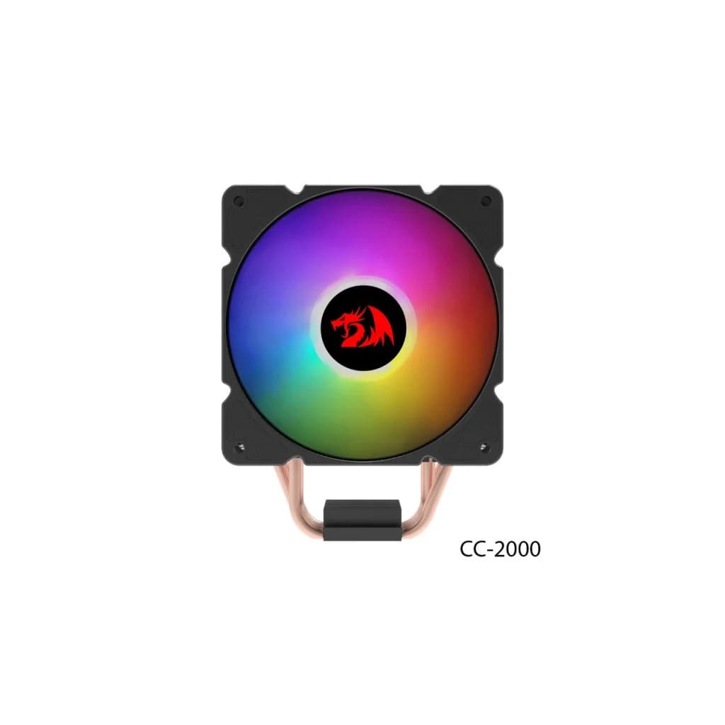 Redragon Effect CC-2000 RGB CPU-Luftkühler, 4 Heatpipes