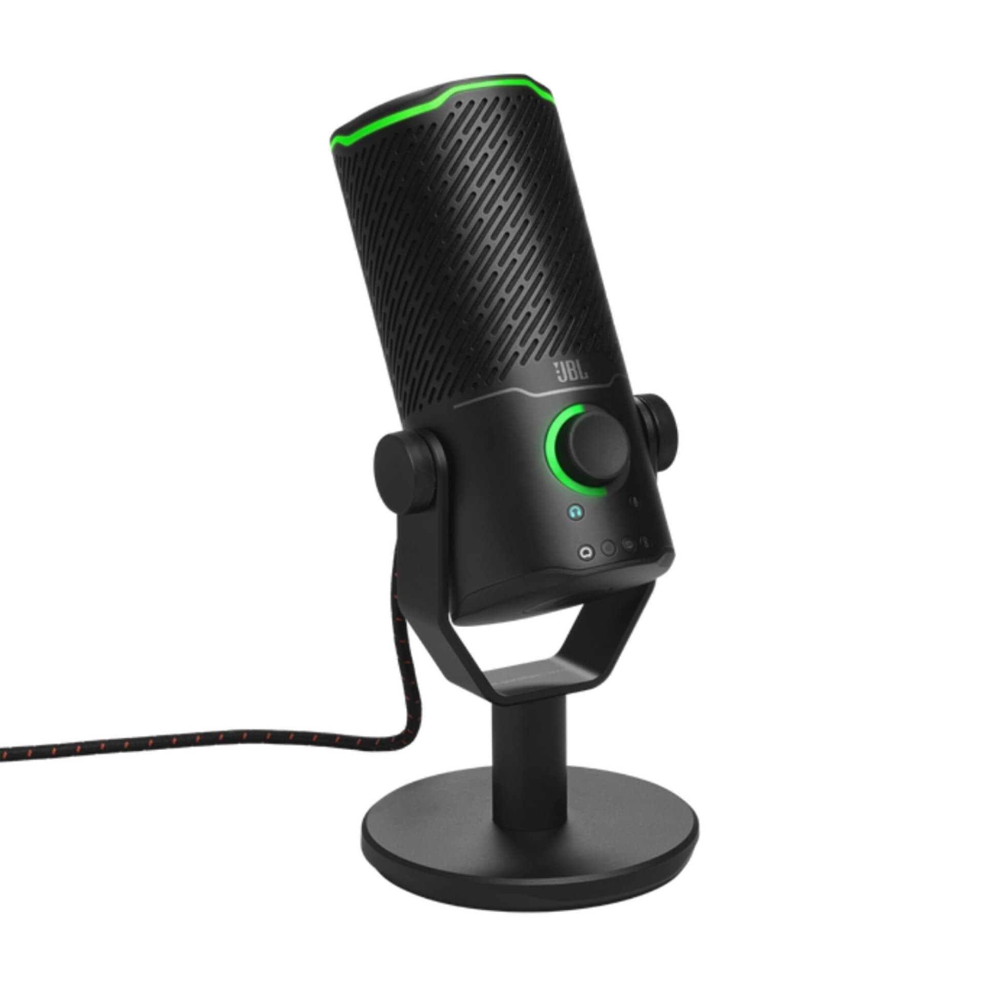 Microfone USB JBL Quantum Stream Studio com 4 padrões polares, preto