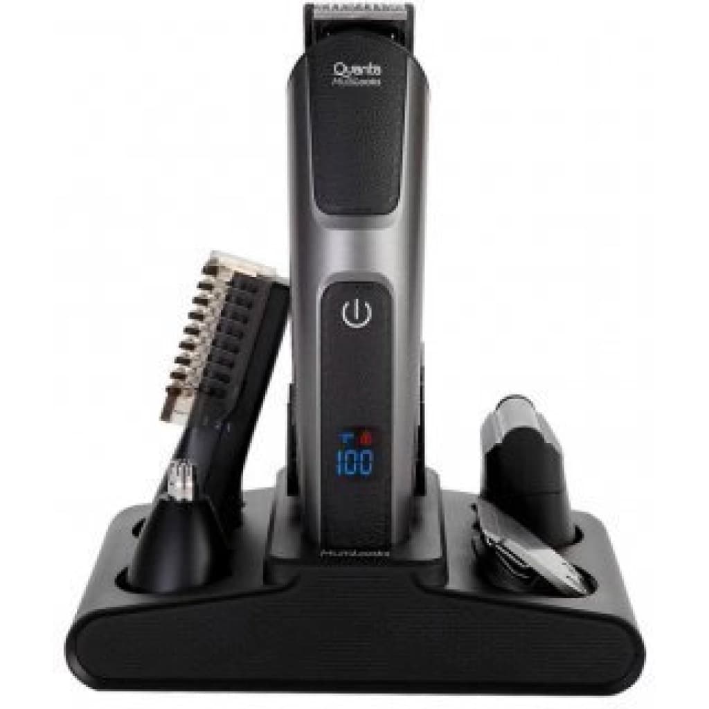 Quanta QTAPK20 12-in-1 Grooming Kit with Charging Stand, IPX5, image 1 of 1