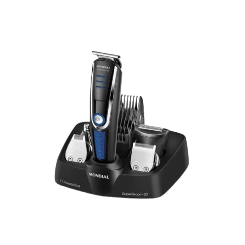 Kit aparador Mondial Super Groom 10 em 1 para cabelo e corpo, imagem 1 de 4