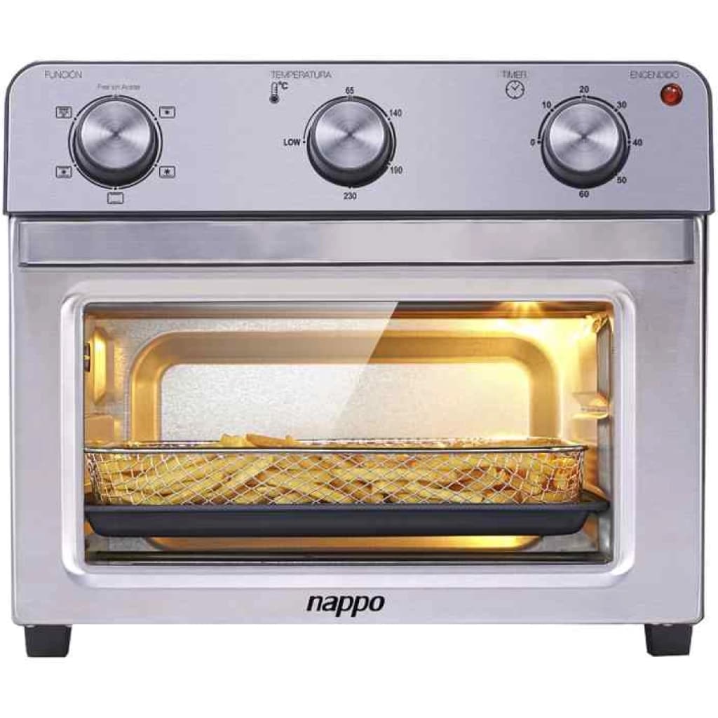 Nappo NEH-095 Airfryer-Ofen, 22 L, 1500 W, Schwarz
