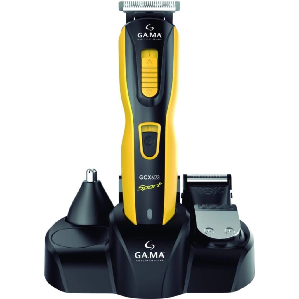 GA.MA GCX623 Sport kompaktes Multigroom-Set, USB, Gelb, Bild 1 von 4