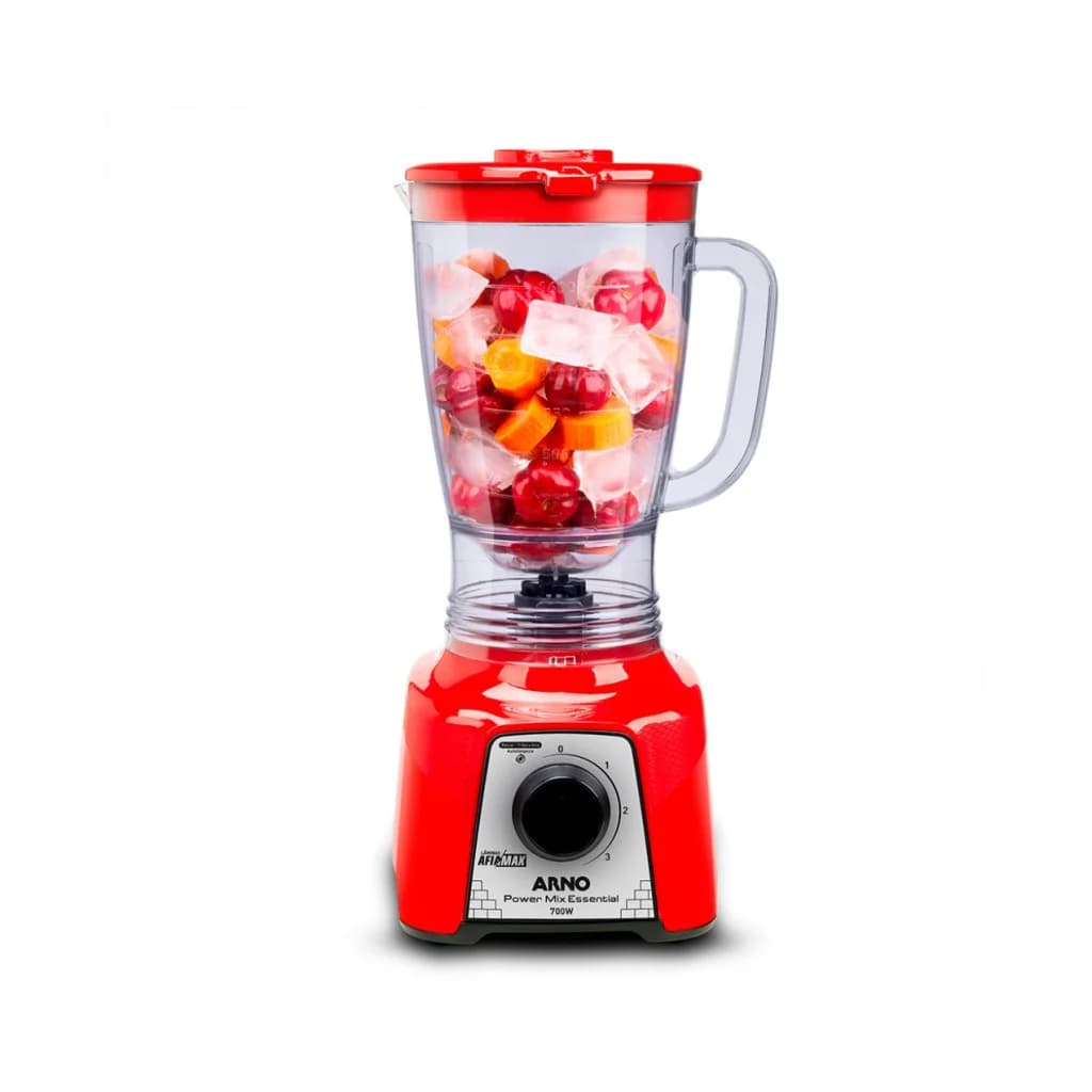 Licuadora Arno Power Mix Essential LQ18, 2,4 L, 700 W, rojo