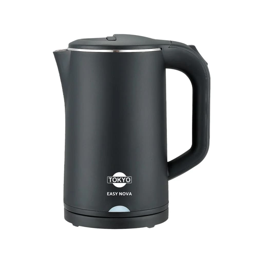 Tokyo Easy Pro Wasserkocher, 1,7 L, 1500 W, Schwarz/Edelstahl