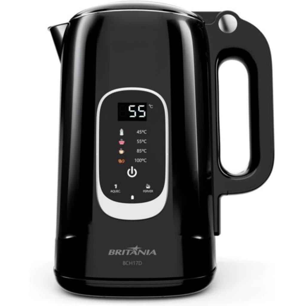 Britania BCH17D Wasserkocher, 1,7 L, Schwarz