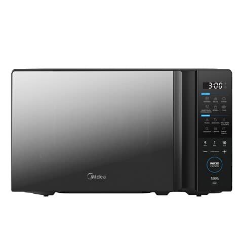Midea MMO20CMO Mikrowelle, 20 L, Schwarz verspiegelt