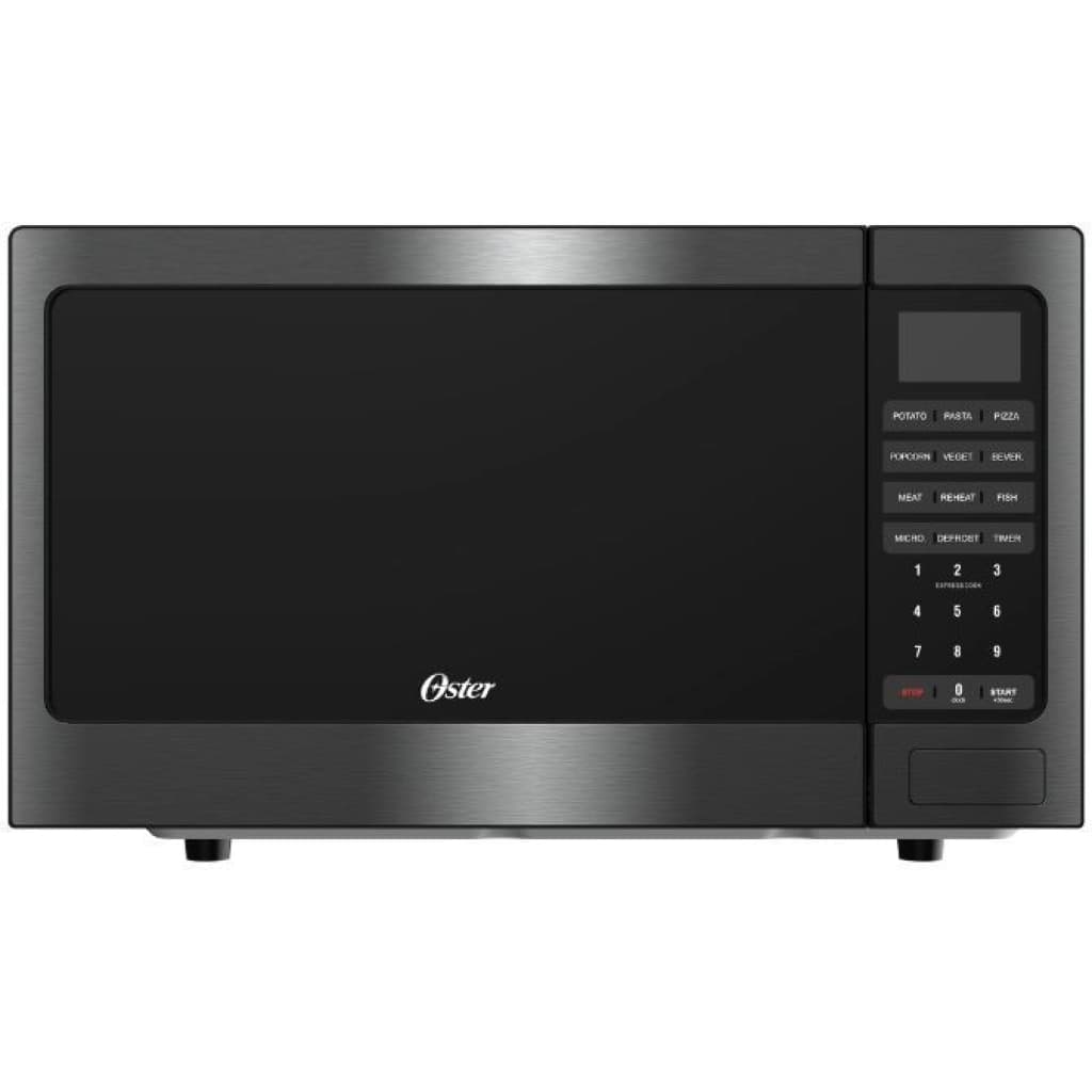 Oster BOGKCW30040 Mikrowelle, 30 L, 1000 W, Schwarz verspiegelt