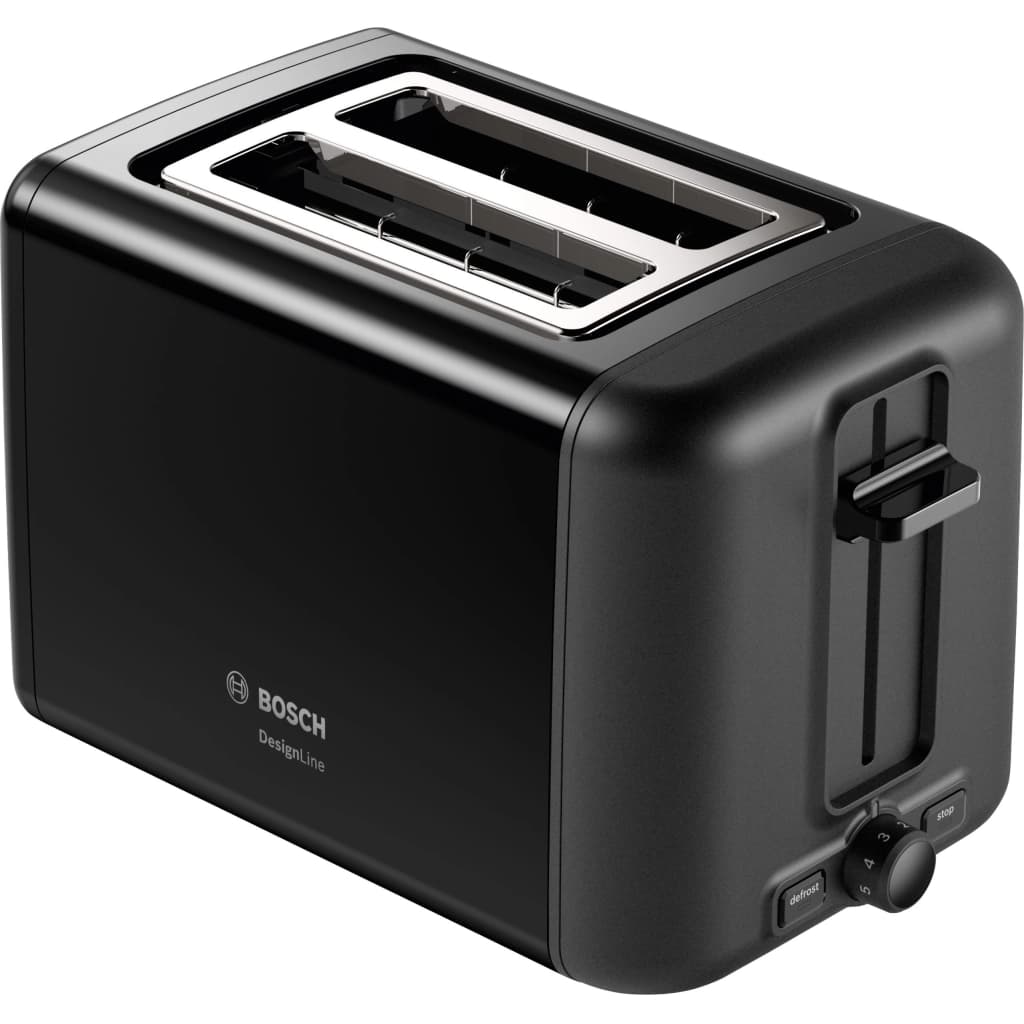 Torradeira Bosch TAT3P423, 2 fatias, preto