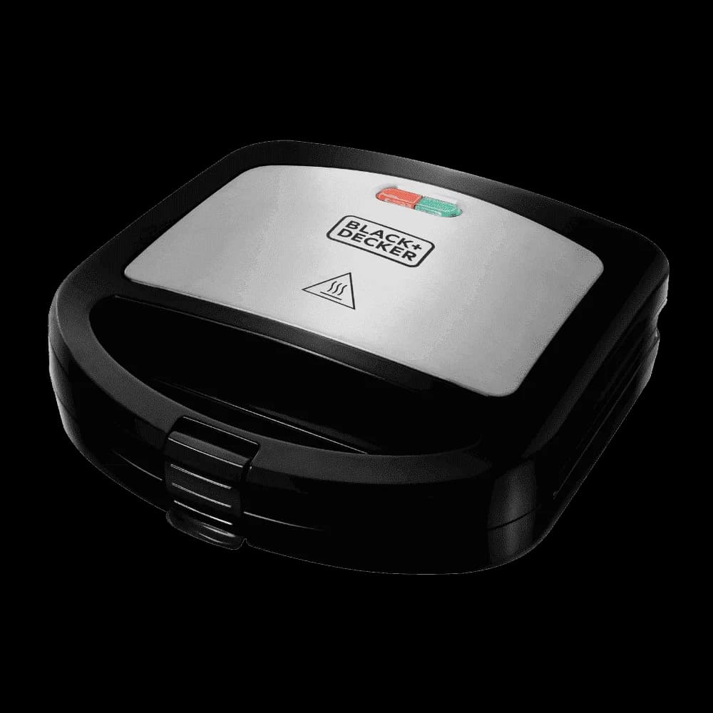 Sandwichera Black+Decker SM24530, 2 sándwiches