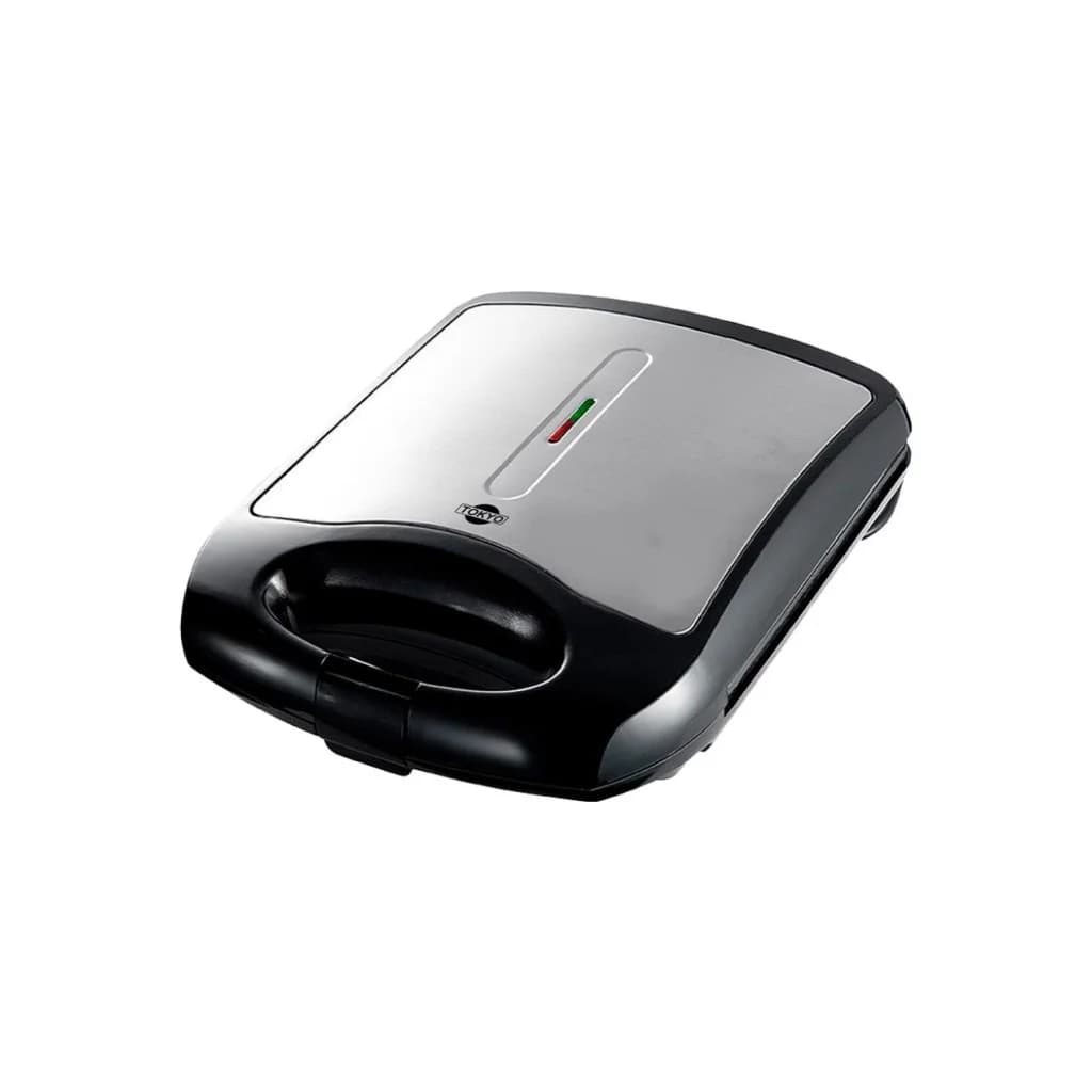 Tokyo 4-Slice Inox Sandwichmaker, 4 Sandwiches, 1200 W, Edelstahl