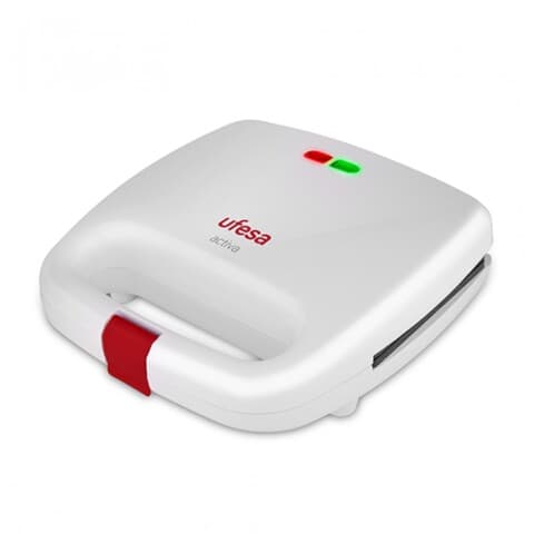 Ufesa SW7850 Sandwichmaker, 2 Sandwiches, 750 W, Weiß