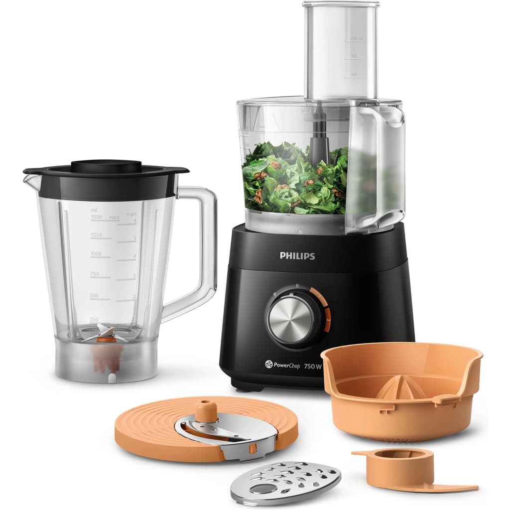 Procesadora de alimentos Philips Series 5000 HR7302/90, 1,5 L, 750 W