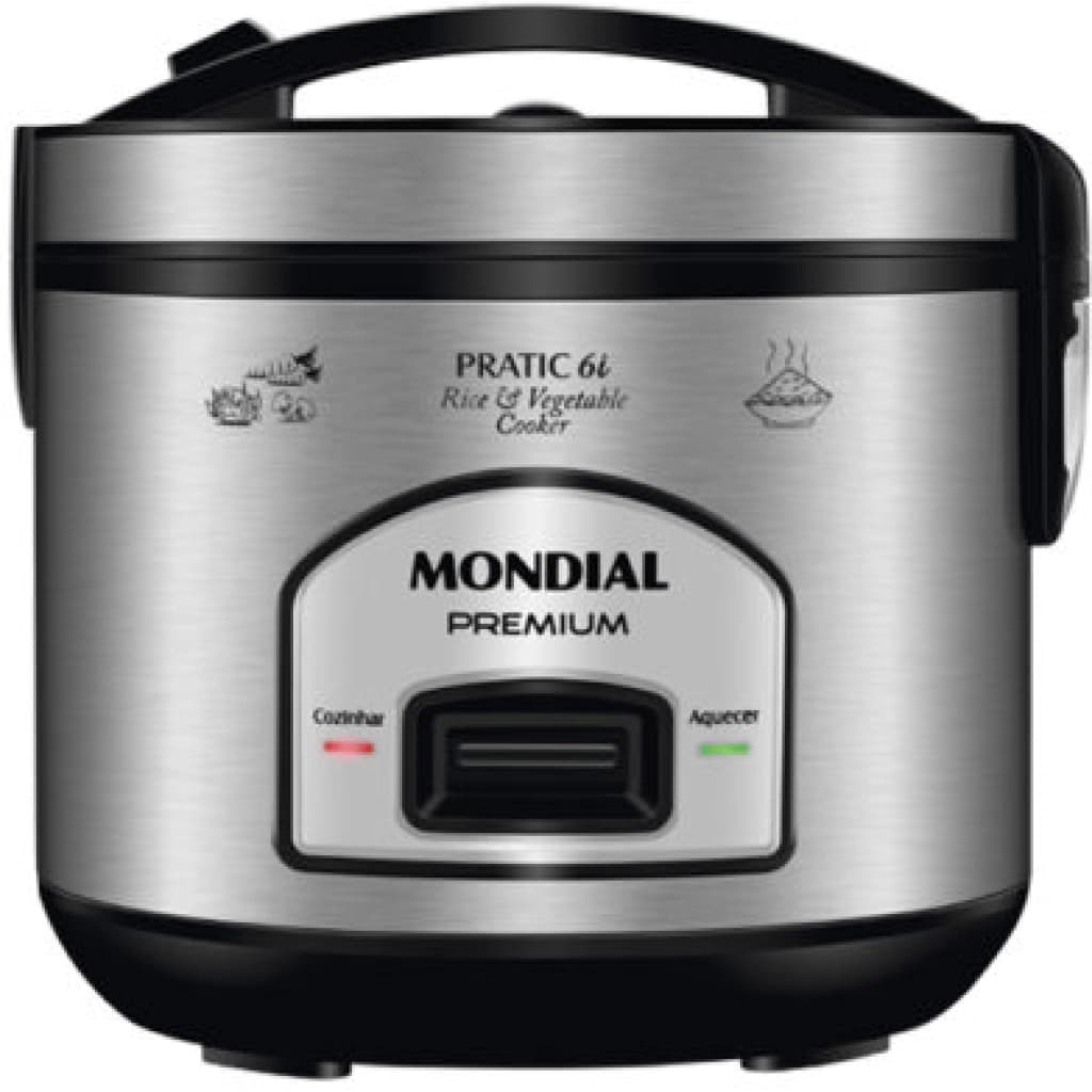 Arrocera eléctrica Mondial Pratic Rice 6i Premium, 6 tazas, 500 W