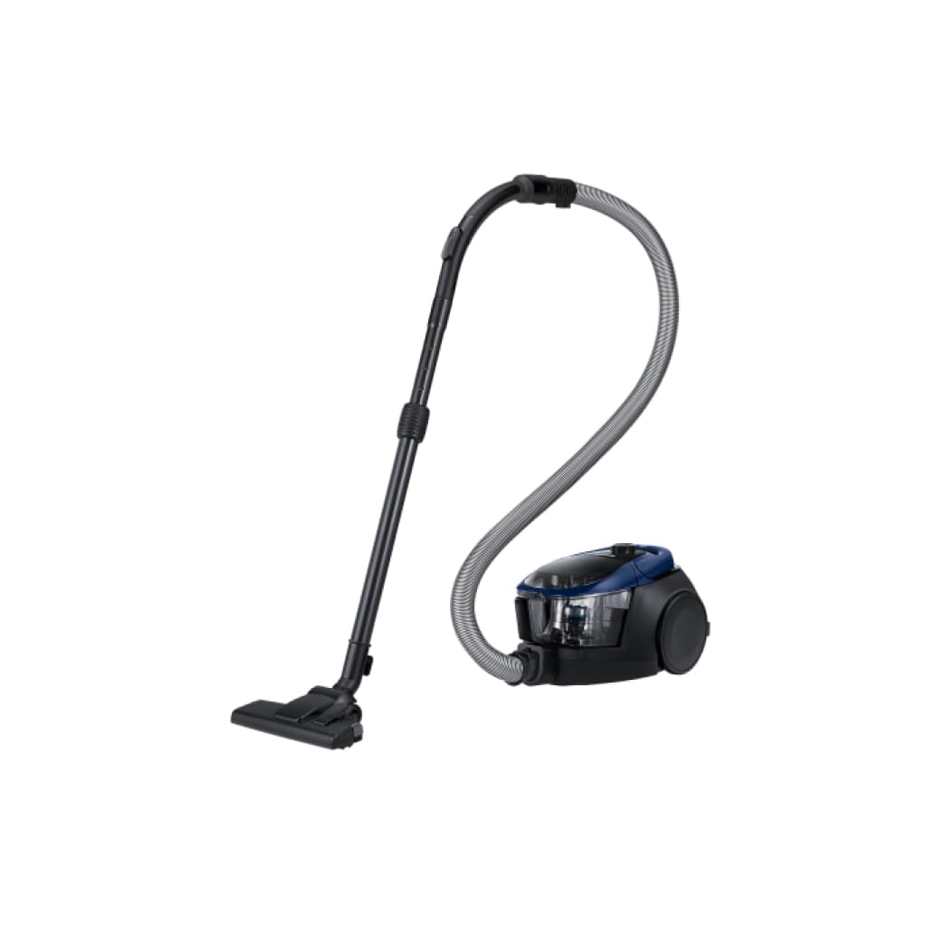 Aspiradora de arrastre sin bolsa Samsung VC18M3110 con turbina antienredos, 1800 W, azul