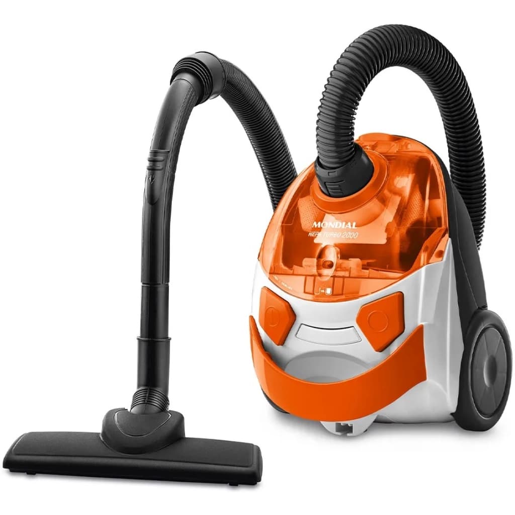 Aspiradora de arrastre con bolsa Mondial Turbo HEPA 2000 AP-15, 1500 W