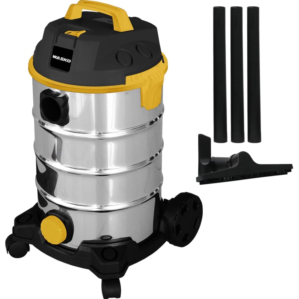 Wasko GT Profi 35 Wet and Dry Vacuum, 1200 W, 35 L Stainless Steel