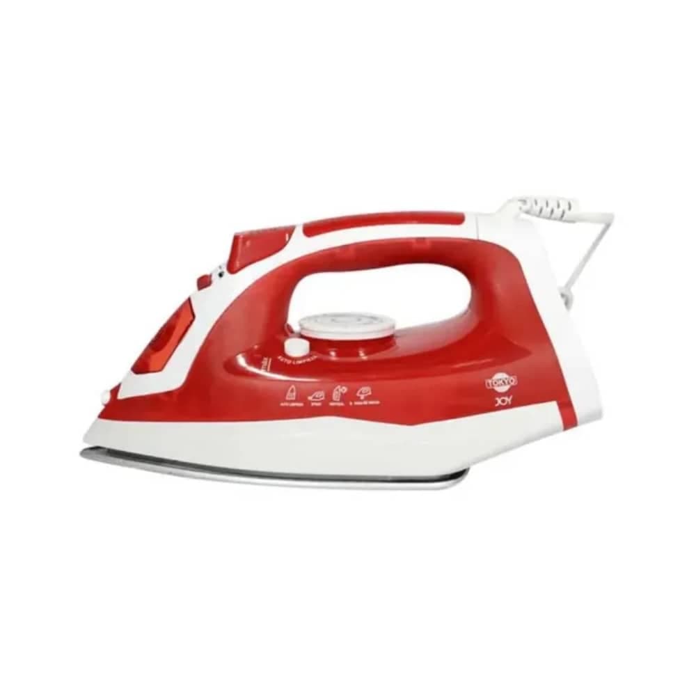 Ferro a vapor Tokyo Joy, 2.000 W, base cerâmica, vermelho