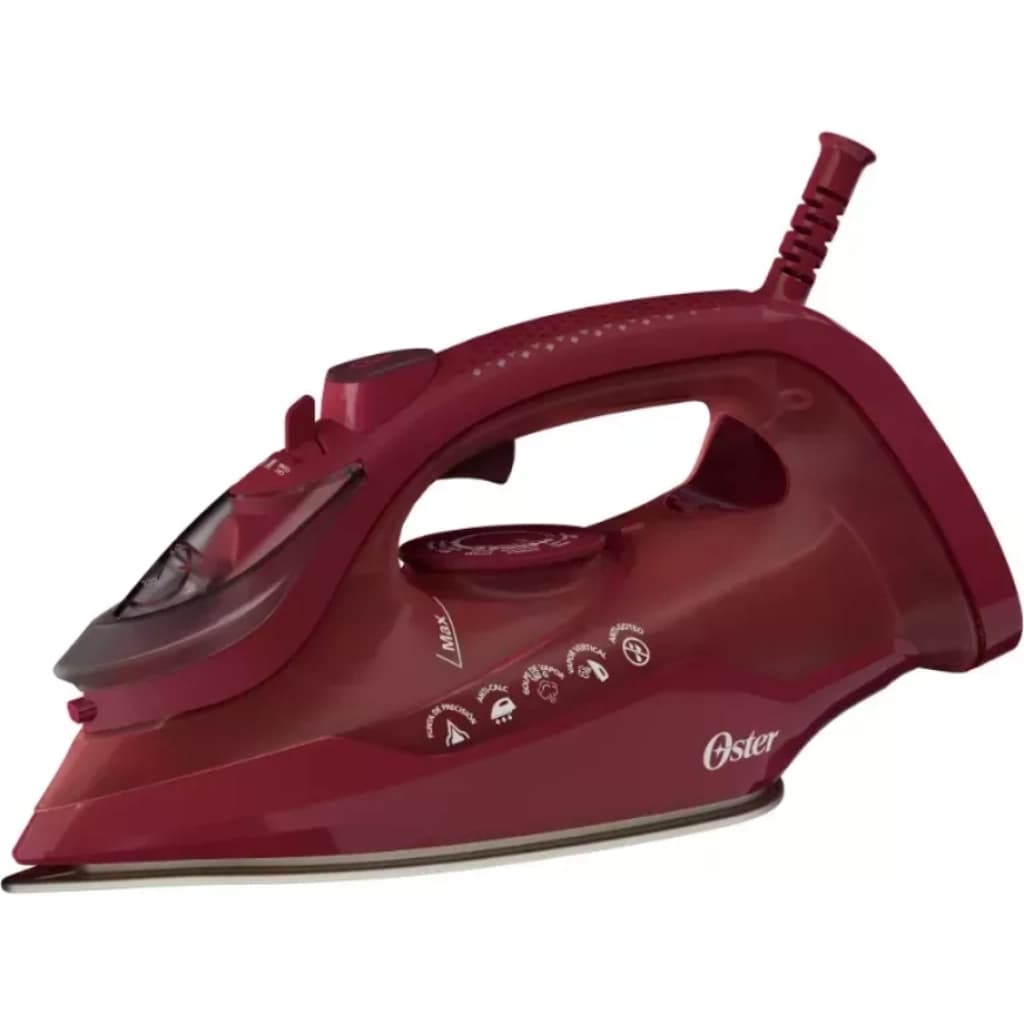 Plancha a vapor Oster Aeroglide GCSTAC7201, 1.600 W, suela Aeroceramic, bordó, imagen 1 de 1