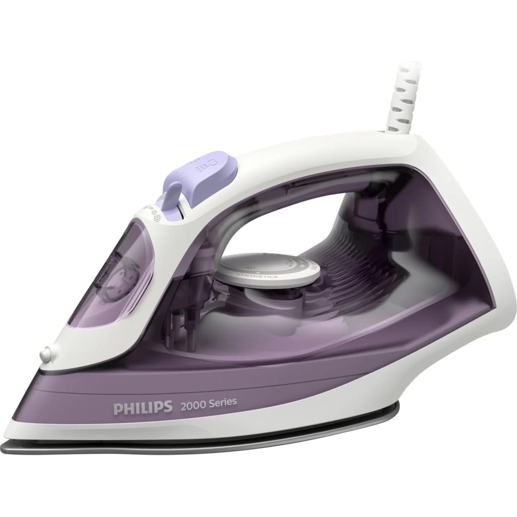 Plancha a vapor Philips 2000 Series DST2020/30, 2.000 W, suela cerámica, 250 ml, lila, imagen 1 de 1