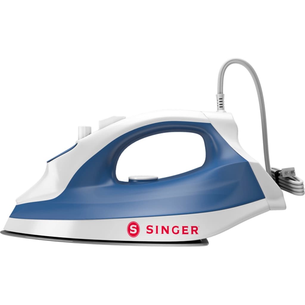 Singer SteamChoice 3.0 Dampfbügeleisen, 2.000 W, Antihaftsohle, 260 ml, Weiß/Blau, Bild 1 von 1