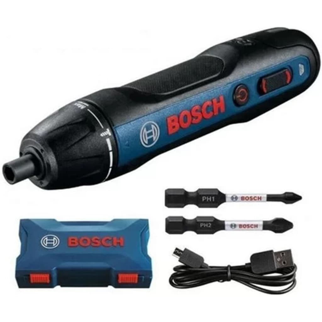 Atornillador a batería Bosch GO 3,6 V con maletín y puntas