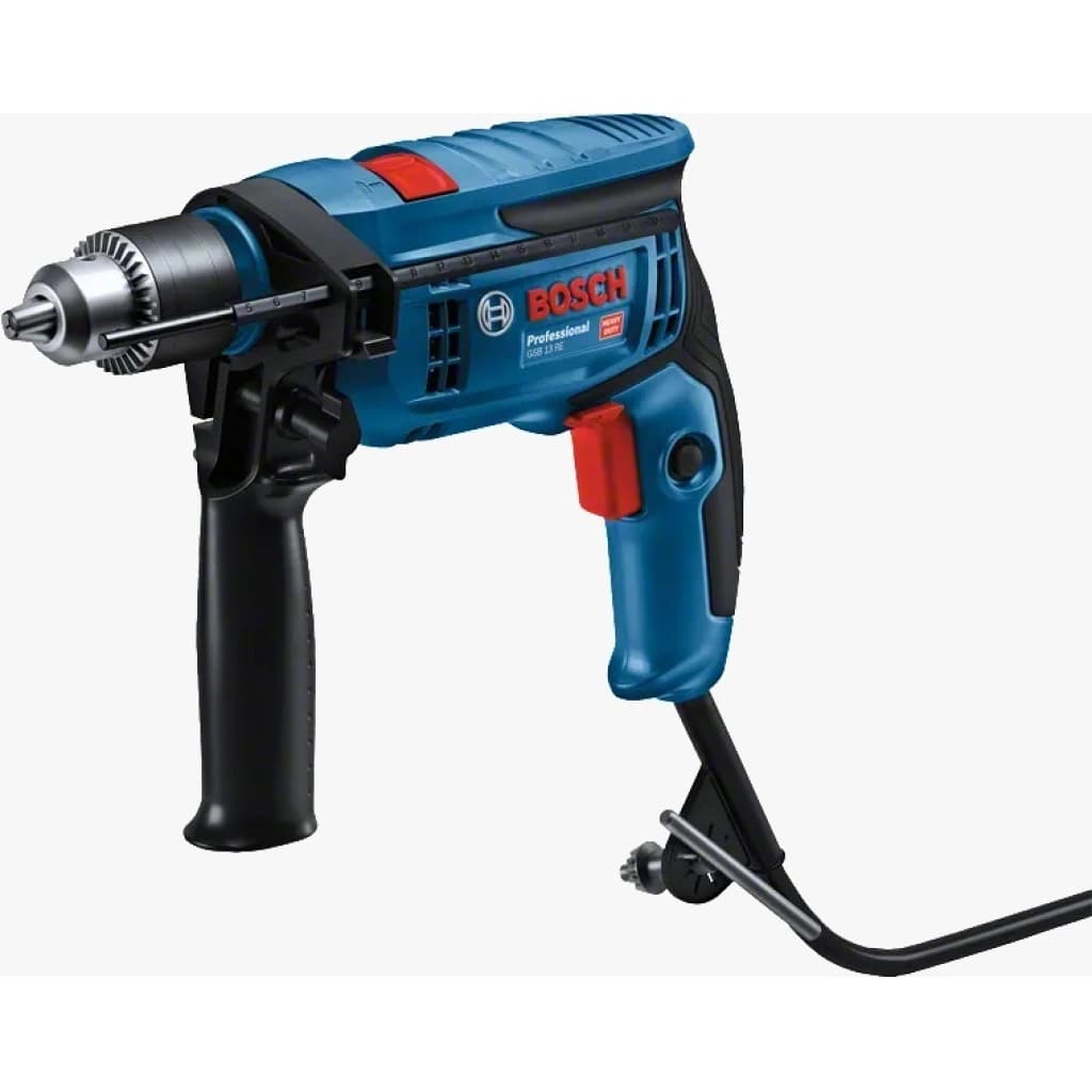 Taladro percutor Bosch GSB 13 RE, 750 W, 13 mm, con maletín y 5 mechas