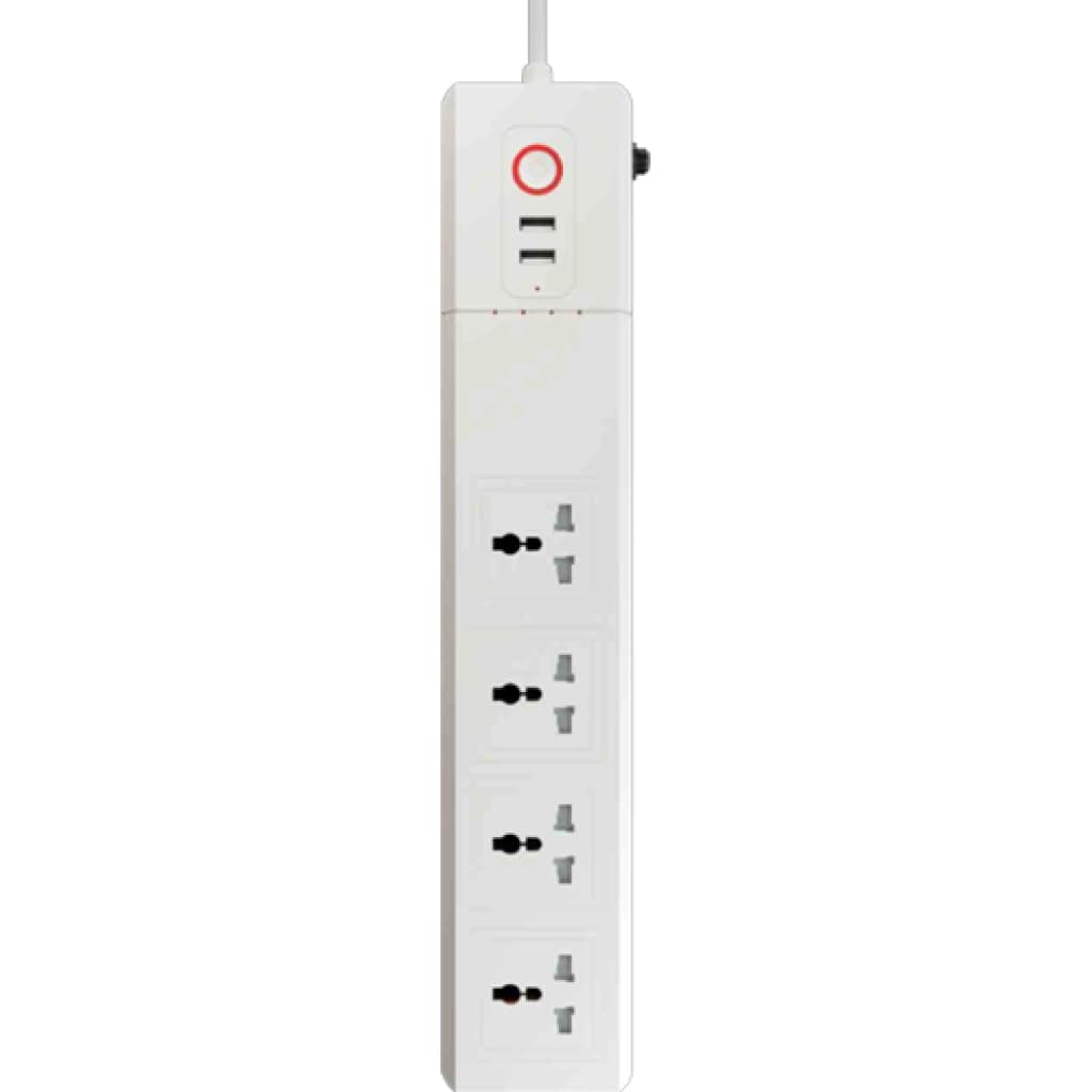 Filtro de linha inteligente Homie Zigbee com 4 tomadas universais e USB, imagem 1 de 1