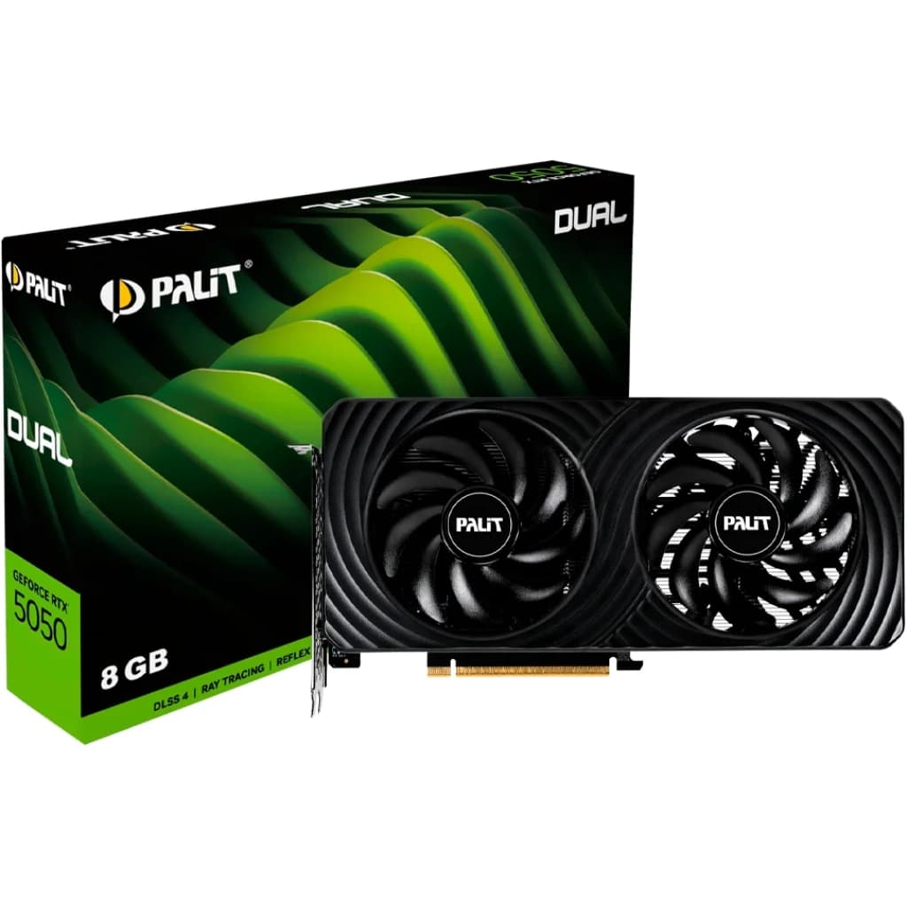 Placa de video Palit GeForce RTX 5050 Dual, 8 GB GDDR6