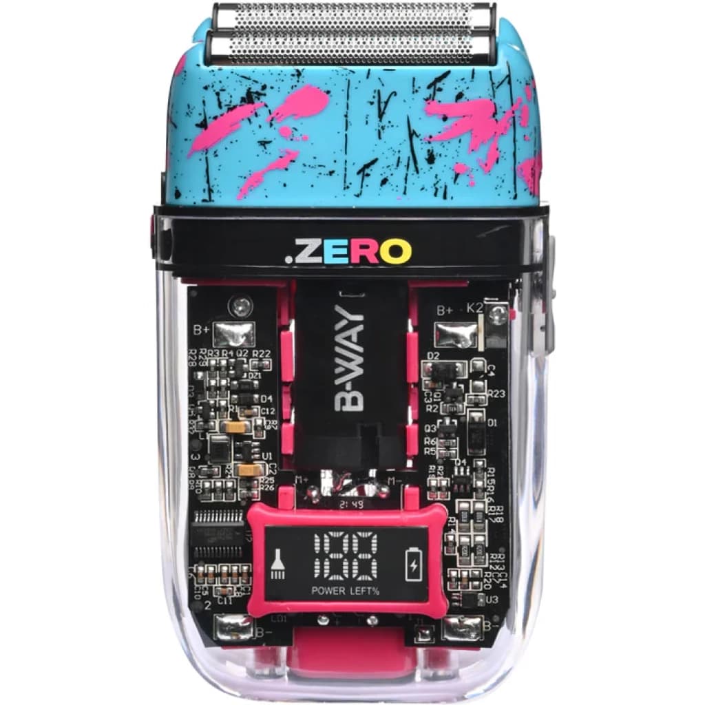 Barbeador sem fio Bway Zero com acessórios