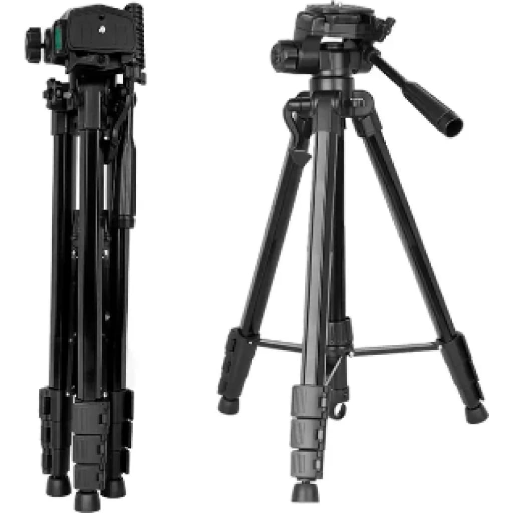 Trípode de aluminio semiprofesional BW 3600S con cabezal móvil