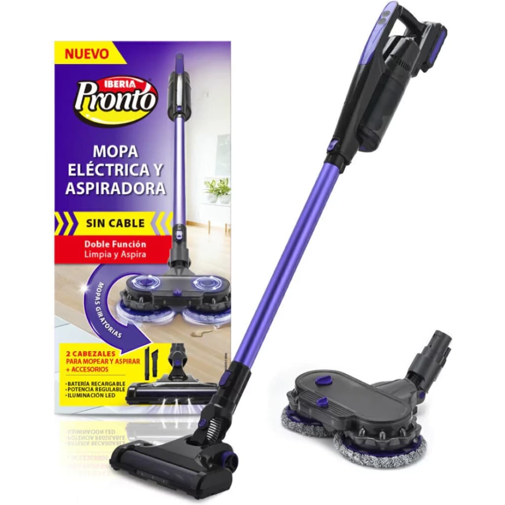 Iberia Pronto All-in-One Cordless Electric Mop and Vacuum