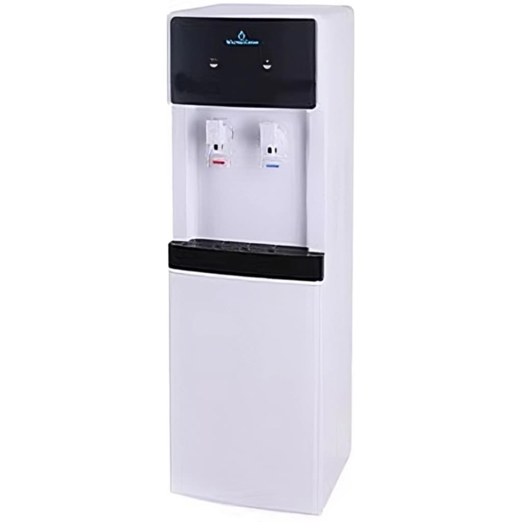 Bebedero de pie Waterclean N20 con purificador, frío/caliente, blanco, imagen 1 de 1